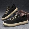 Sportmode Board Schuhe Frühling und Herbst Neue Atmungsaktive Canvas Schuhe Lässig Herren Koreanische Einzelne Schuhe Studenten Schnürung Stil