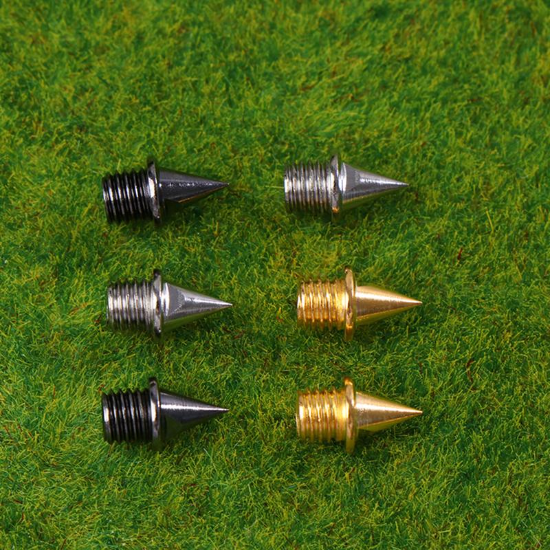 12Pcs Track Field Needle Silver/Gold/Black Camping Running Shoe Spikes Track Field Needle Outdoor Tools Replacements Parts