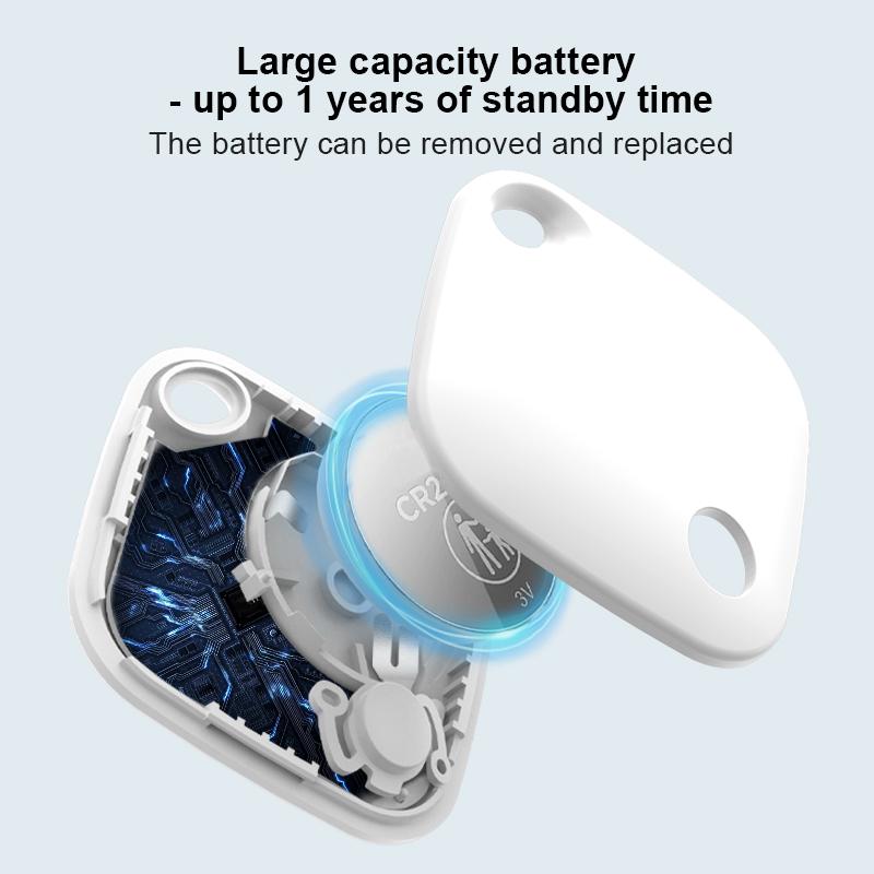 Smart Bluetooth GPS Tracker Work for Apple Find My APP ITag Anti Lost Reminder Device MFI Rated Locator Key Finder