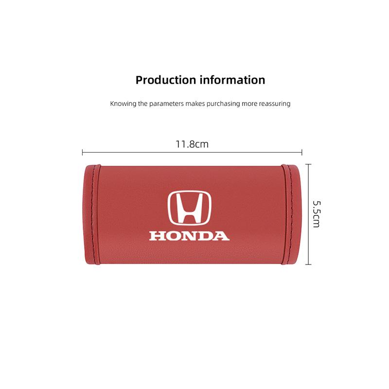 wsdh6 2Pcs Car Roof Handle Cover Armrest Covering Interior Accessories For Honda N-BOX N-ONE Fit Jazz Civic City Accord Vezel HRV CRV