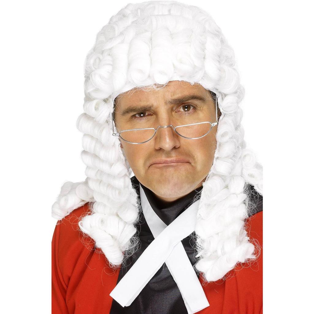 Smiffys Mens Judge Wig