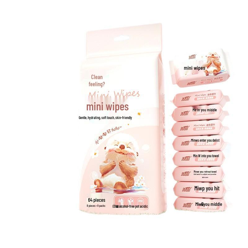Compact Portable Wet Wipes for Hands and Mouth - Ideal for Dorms and Baby Care