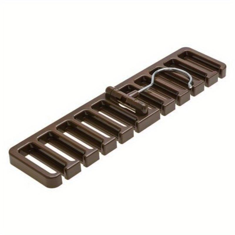 

1Pc Bag Belt Storage Rack Scarf Hanging Organizer Commercial Display Rack for Tie Belts 10 Card Slots Storage Holder Red