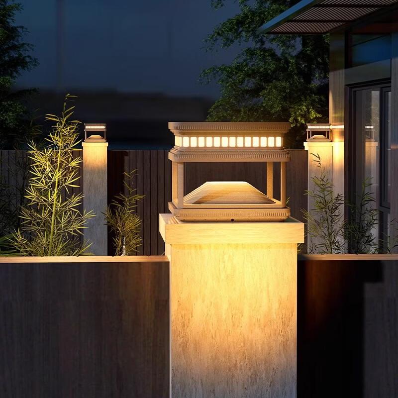 Nufeng Outdoor Solar Pillar Light