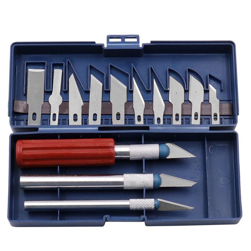 13-Piece Metal Craft and Carving Knife Set for Engraving and Modeling