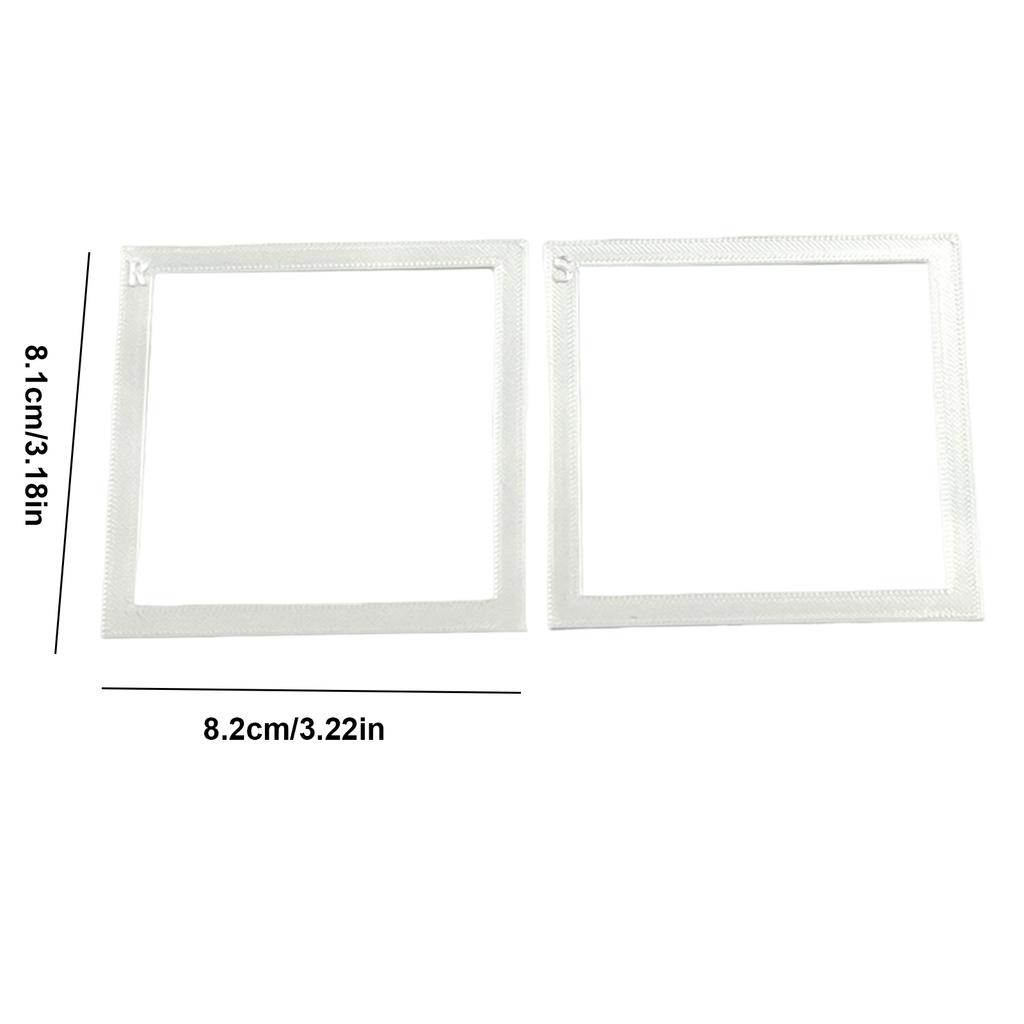 2Pcs Diamond Painting Positioning Frame Lightweight Diamond Painting Frame for Handicraft Enthusiasts Gift Adults Beginners