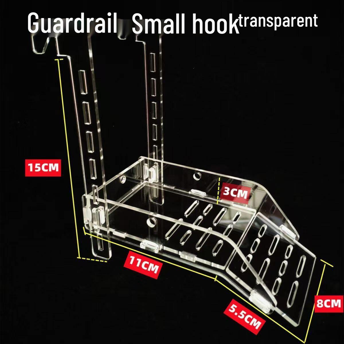 Transparent Acrylic Turtle Sunbathing and Climbing Platform for Fish Tanks