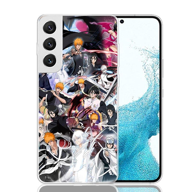 Ichigo Kenpachi Bleach Anime Phone Case For Samsung Galaxy S26 Ultra S23 S24 S25 Edge S20 FE S21 S22 Plus Soft Print Shell Cover