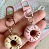 Doughnuts Cake Key Holder Adorable Phone Charm Lightweight Resin Craft Pendant For Students Teens And Gift Exchanges