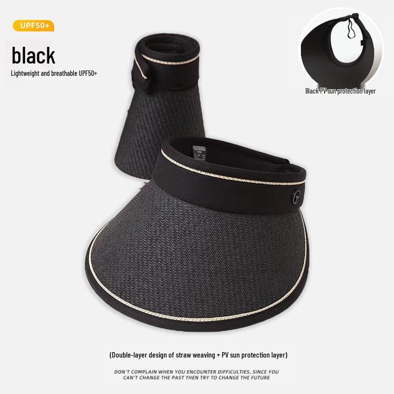 Faltbarer Sonnenhut für Damen mit breiter Krempe und UV-Schutz