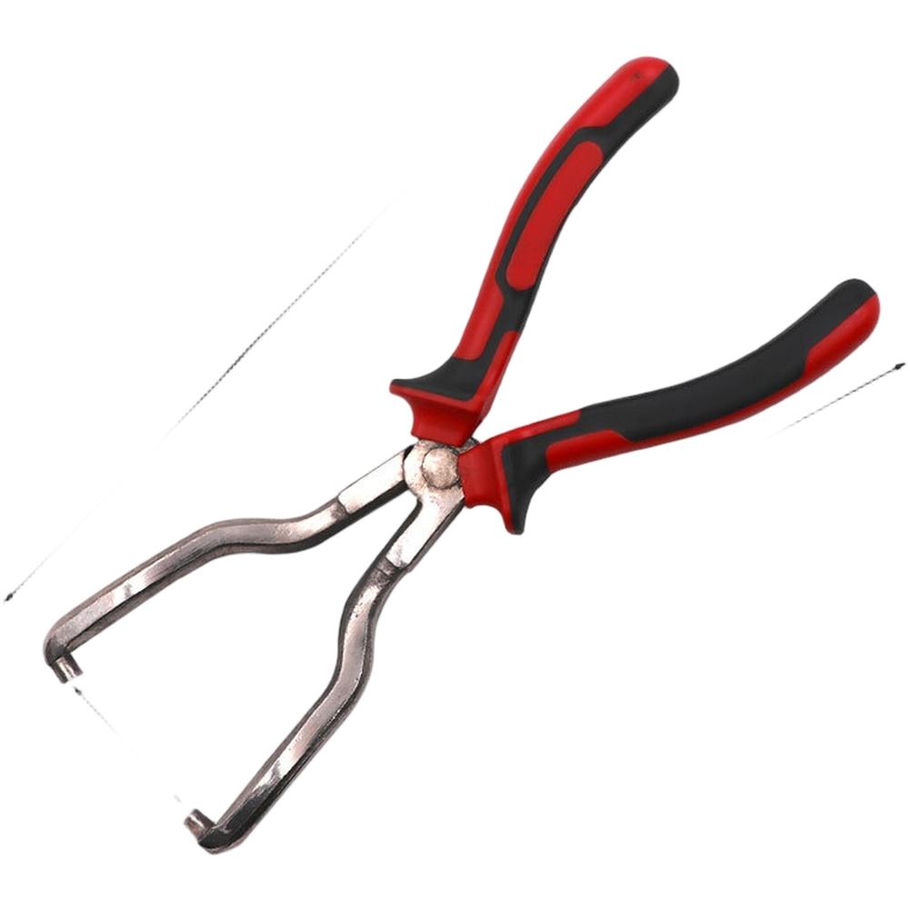 72mm Jaw Capacity Fuel Filter Tool Oil Pipe Removal Pliers Steel Tubing Tongs красный