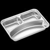 304 Stainless Steel Divided Meal Tray