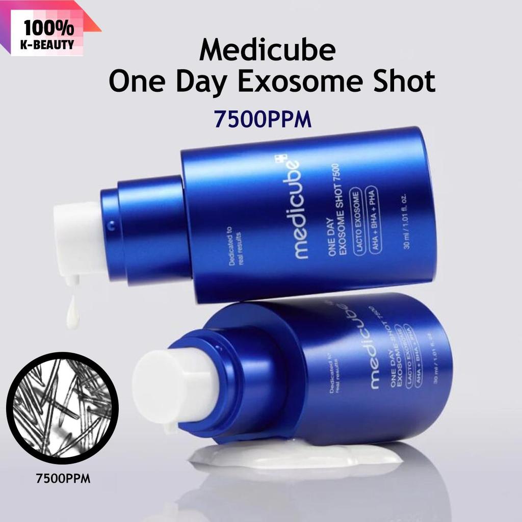 Medicube One Day Exosome Shot 2000, Shot 7500, 30ml/1.01fl.oz.