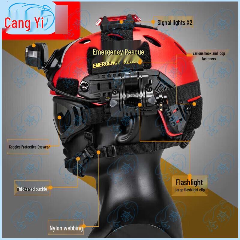 Professional Emergency Water Rescue Helmet Kit