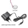 DC3V Power Supply Adapters Replacement For CR2032 Battery With EU Plugs 108cm Cable For Electronic Devices