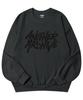 ANOTHER ARCHIVE Graffiti Oversized Sweatshirt_Charcoal