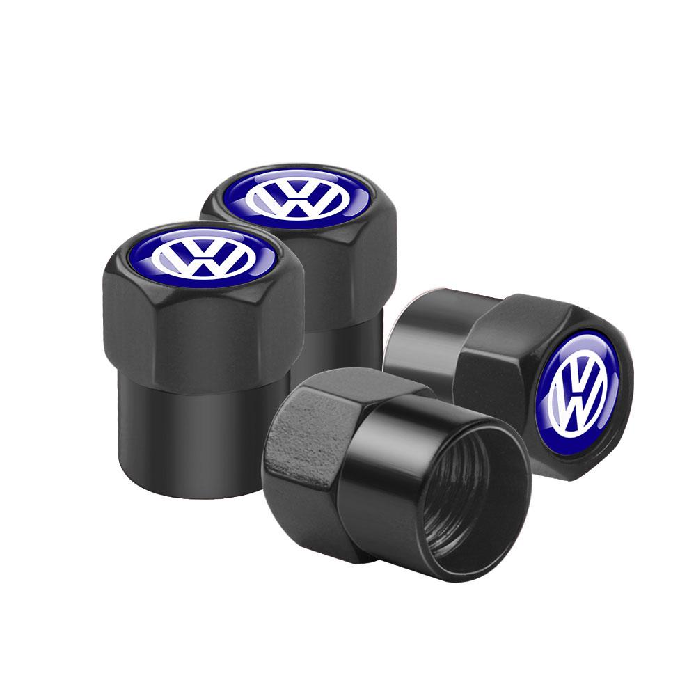 

4Pcs Car Logo Wheel Tires Valve Caps Badge Decoration Accessories For Volkswagen GTI Golf Polo Passat Mk6 MK7 RLine Magotan Bora