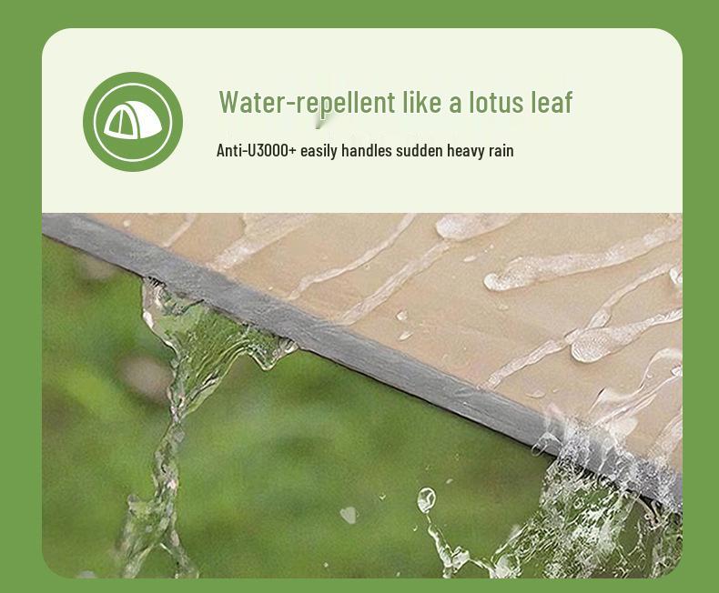 Vinyl Outdoor Canopy Tent: Rainproof and Windproof Camping Picnic Sunshade