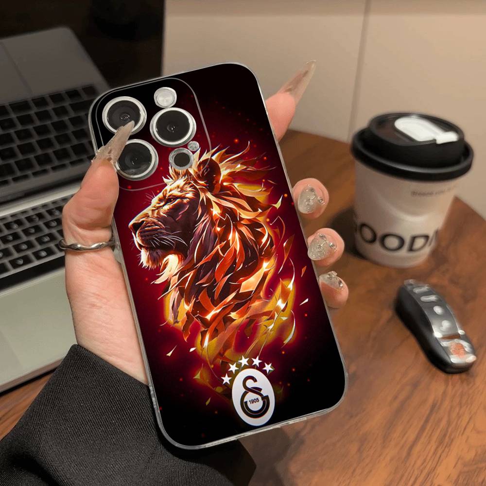 

Футбольная команда Галатасарай Чехол для телефона для IPhone 17 16 15 14 13 12 11 Pro Max Plus Мягкий чехол Персонализированный Сделай сам iPhone 12pro max