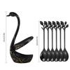 Silver Swan Base Coffee Spoon Set