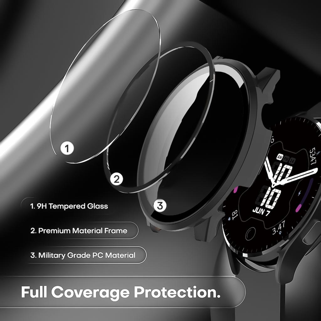 Case+Glass For Garmin Watch Venu 4 45/41MM Smartwatch Cover Screen Protector Anti-drop Bumper For Venu 4 Replacement Accessories