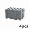 4Pcs WW2 Military Weapons Box Model Building Blocks Construction Toy Guns Case Bricks MOC SWAT Equipment Weapon Box for Kids