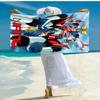 Personalized Customized Proof Beach Towel with UFO Robo Grendizer Pattern - Soft, Absorbent,quick-drying,perfect Swimming,camping&bathing