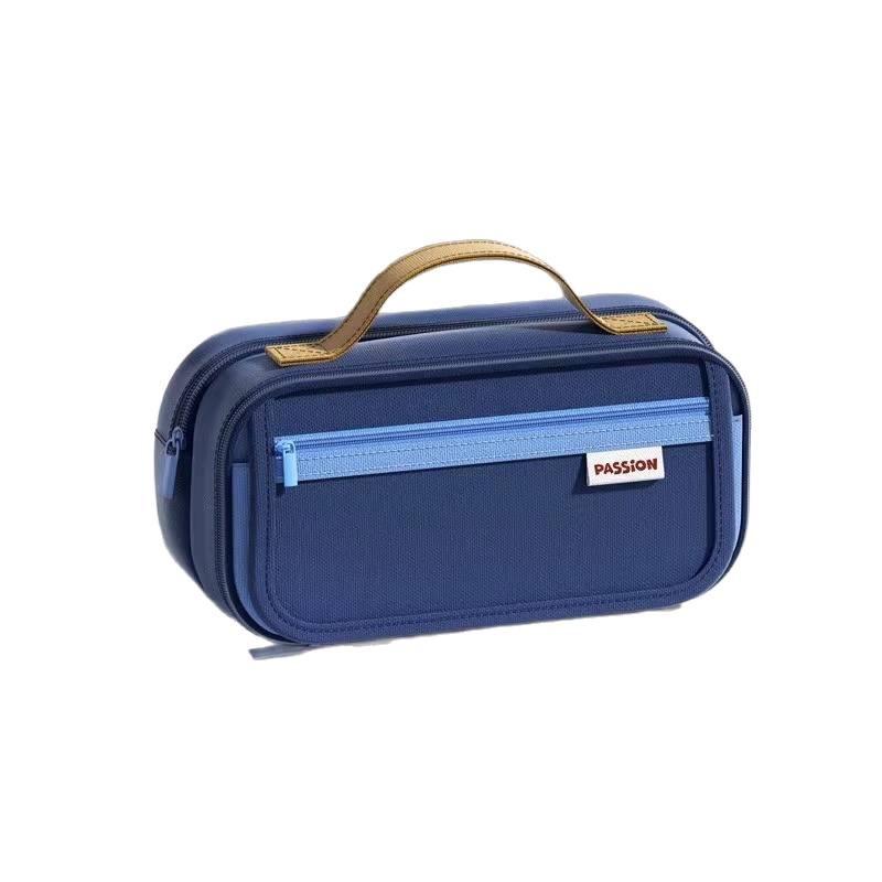 Stylish High-Capacity Vintage Pencil Case for Students