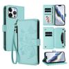 3D Butterfly Folwer Leather Phone Wallet Case Book Stand For iPhone 17 16 Pro Max Samsung S25 Xiaomi Redmi Honor Oppo Moto Google Card Slot Flip Cover