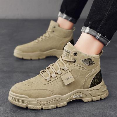 Martin Boots Autumn High-top American Retro Waterproof Heightening Outdoor Short Boots Casual
