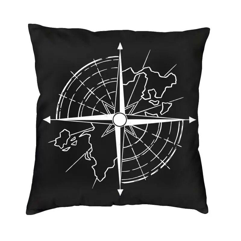 Bedroom Living Room Car Pillowcase Home Decor Digital Compass Cushion Cover Floor