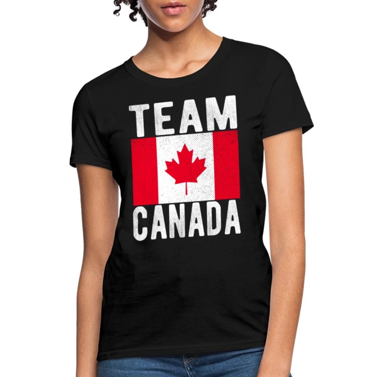 Team Canada Flag Women s T-Shirt XL