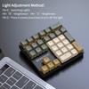 33 Key Wired Mechanical Numeric Keypad with Multi-color Lights Shaft Suitable for Finance, Business, Laptop Numeric Keyboard
