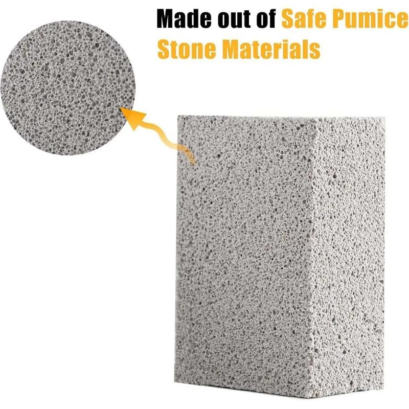 Home Outdoor Barbecue Cleaning Brick Baking Pan Tool High Temperature Cleaning Brick Barbecue Grill Pumice BBQ Cleaning Brush