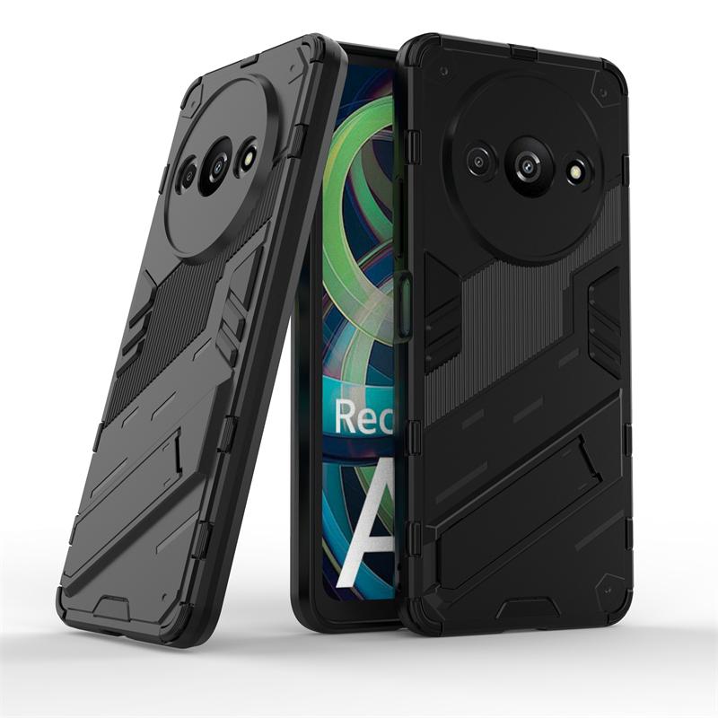 For Xiaomi Poco C61 Case Cover Poco C61 Capas New Phone Bumper Back Armor Kickstand Shockproof Cover For Poco C61 C 61 Fundas