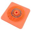 17.72in Traffic Cone Reflective Portable Bright Orange Multipurpose Foldable Road Cone for Garage