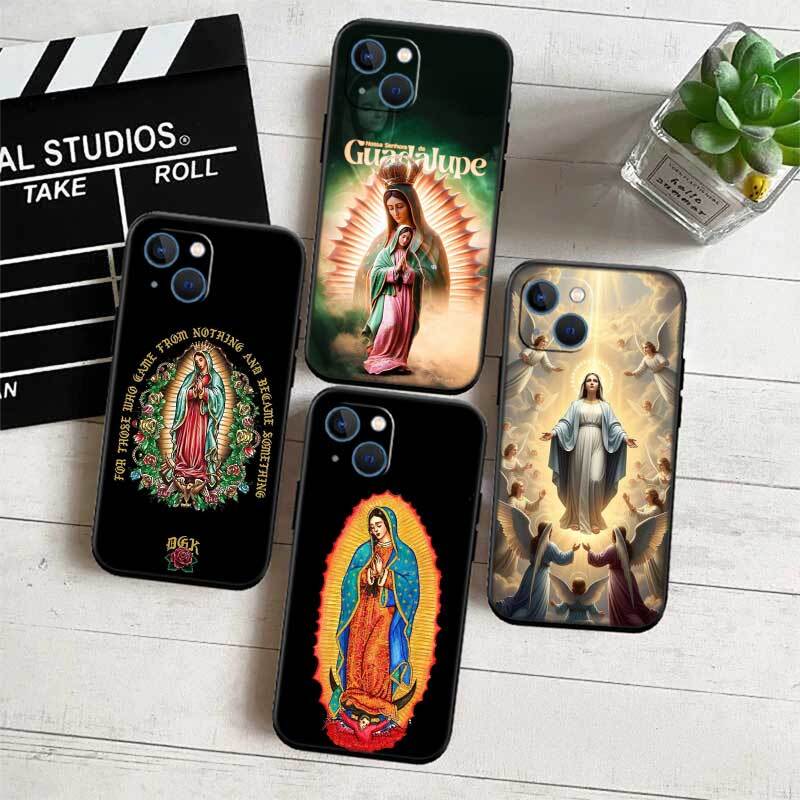 Virgen Maria Case for Samsung M55 M35 M15 A02 A05S A05 A06 A15 A12 A13 A10 A16 A20 A22 A24 A25 A30 A31 A32 A33 A35 A42 A50