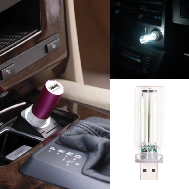 USB Car LED Lighting Atmosphere Light Retro Inspired Auto Interior Mood Lamps Mini LED Bulb Lamp USB Touch Night Light