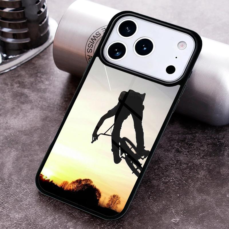 BMX Bike Extreme Sport Phone Case For iPhone 17 16 15 14 13 12 11 Pro Max Plus 17Air Soft Silicone Cover