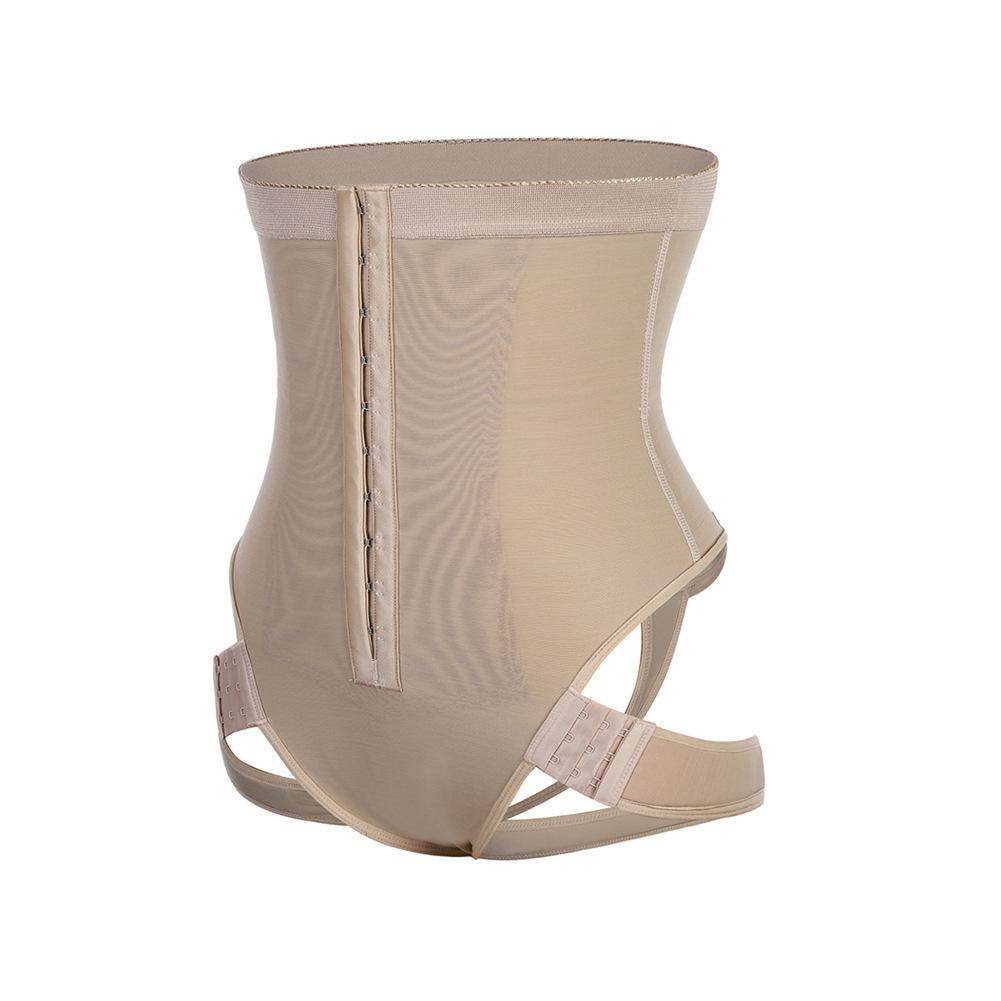 OEM Women's High-Waist Slim Waist Shapewear Plus Size Belly Control Girdles Shapewear with Padded Decoration