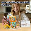 Non-Toxic 521Pcs Cute Cat Home Building Blocks Slide Cherry Tree Building Model Bricks Set With Figures Kids Educational Toys Holiday Gift