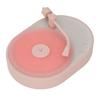 Bluetooth Speaker Record Player Shaped Bedroom Sleep Desktop Aromatherapy LED Night Light Pink