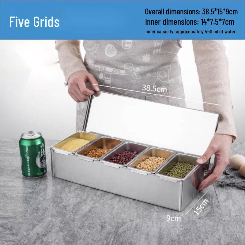 Qianxing Stainless Steel Condiment Box