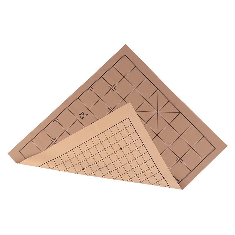 Foldable Go Game Chessboard Weiqi Checkerboard Board Game For 53*61Cm Double-Sided Pu And Plush Checkboard Old Game
