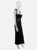 2026 European Women's Fashion: Pleated Mesh Halter Dress