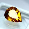 Certified 5.80 Ct Natural Orange Sapphire Perfect Pear Cut Loose Gemstone