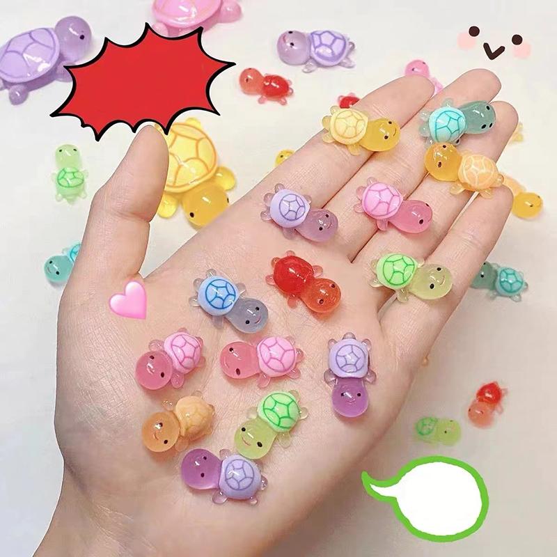 New luminous jewelry turtle pair collision toy ornament surprise small gift