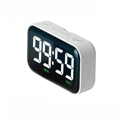 Model baterie LED Časovač s velkým displejem Časovač pro odpočítávání Digitální časovač Nastavit jas Zvuk