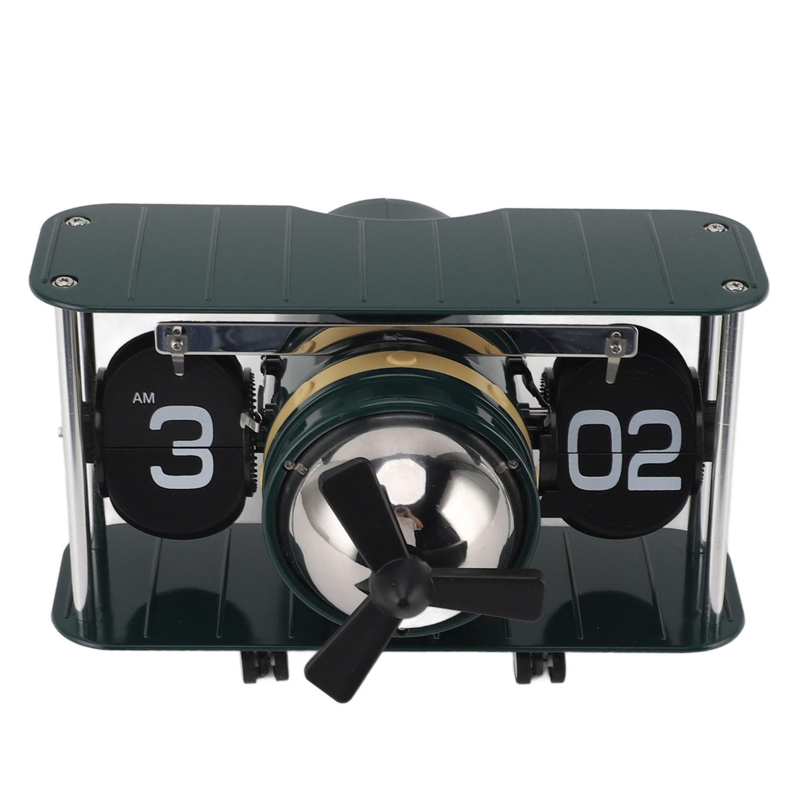 

Часы-самолеты из нержавеющей стали 304 с функцией напоминания времени, механические, ретро-настольные зелёный