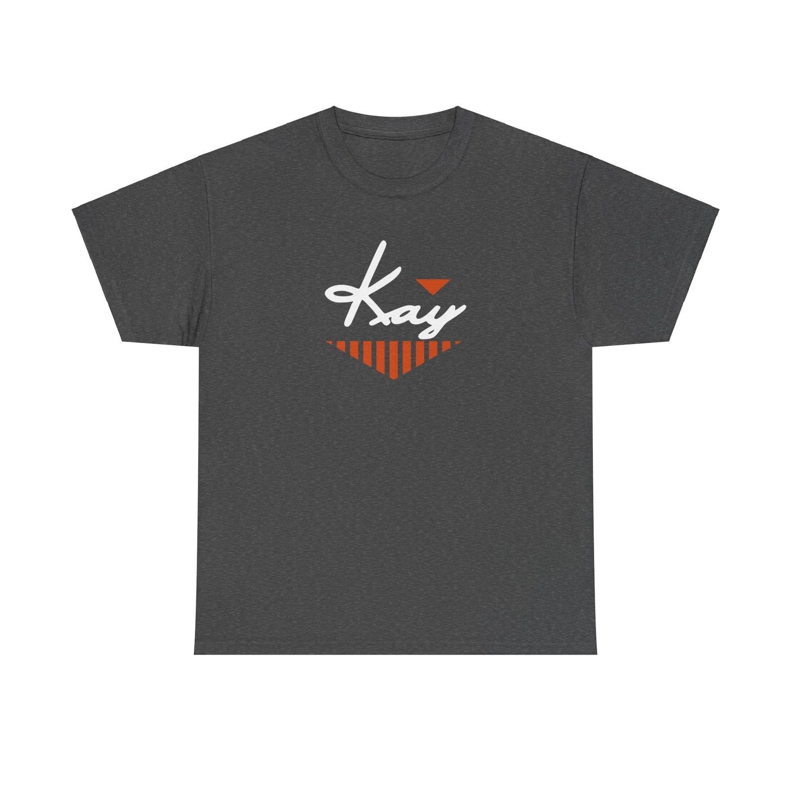 Vintage Kay Guitar Logo T-Shirt - 1960s Headstock Logo Sears Silvertone Harmony 4XL
